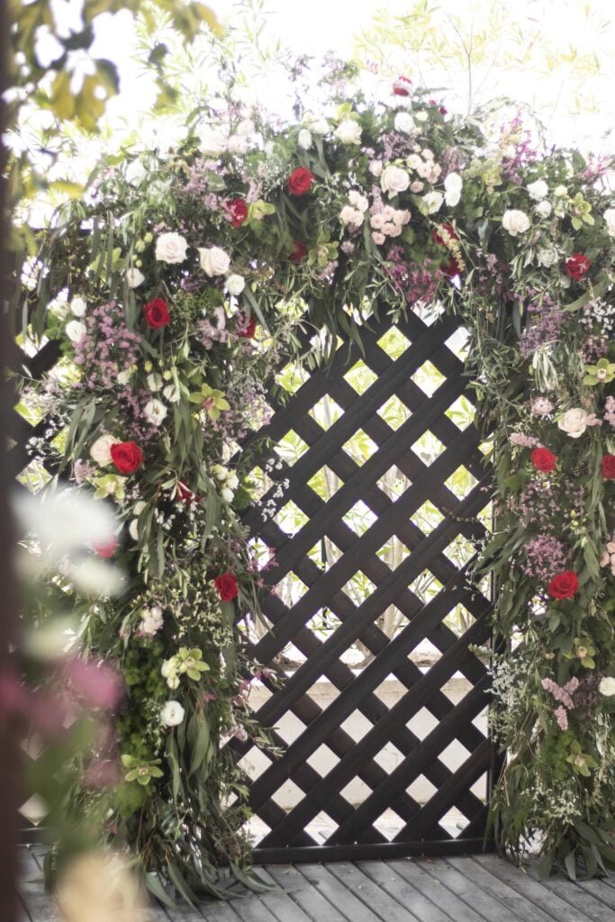 decoración floral sostenible