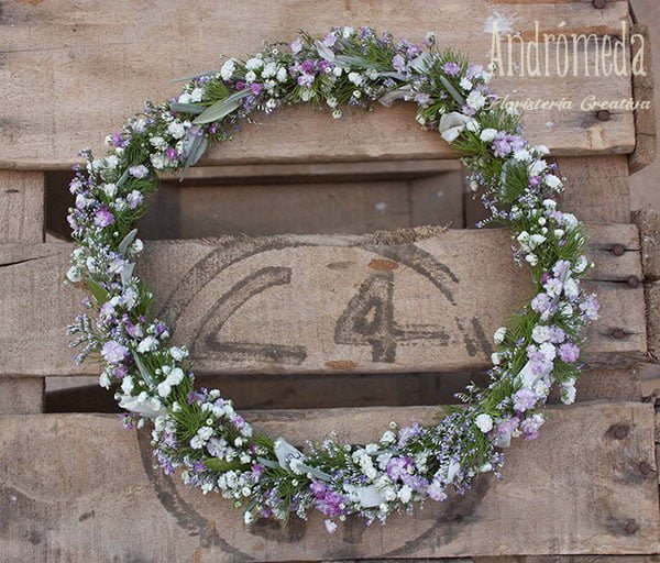 coronita de flores