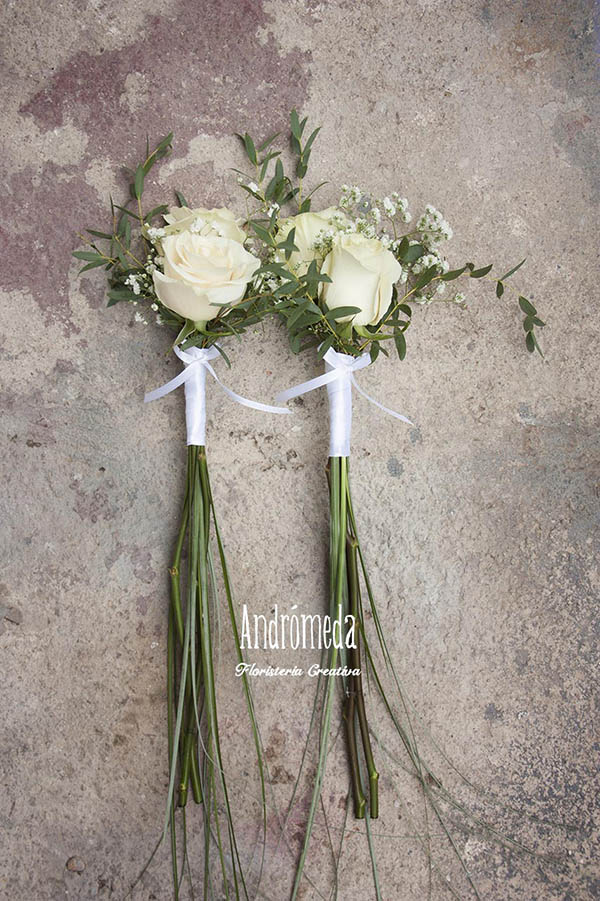 Flores para una boda de chicas