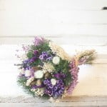 ramo con flores secas