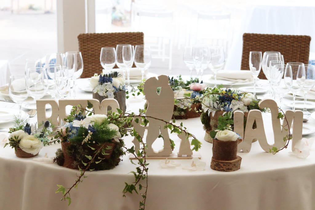 decoracion mesa nupcial