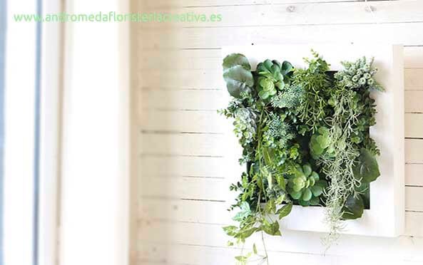 cuadros y jardin vertical