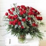 ramo de cuarenta rosas