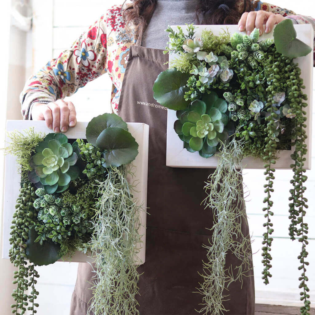 cuadros y jardin vertical
