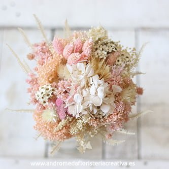 Sweet. Ramo de novia tonos rosa pastel