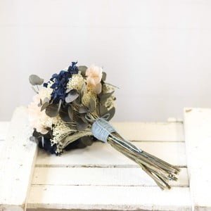 very blue ramo de novia