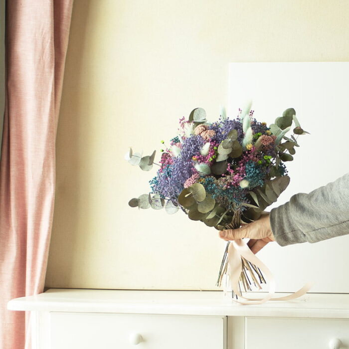 Poet, bouquet de flores secas