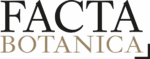 Logotipo de Facta Botanica, marca de diseño floral artístico con flores secas y preservadas